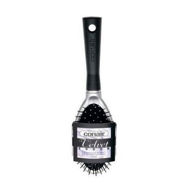 Conair Velvet Touch Cushion Brush, Detangling, All Hair Types