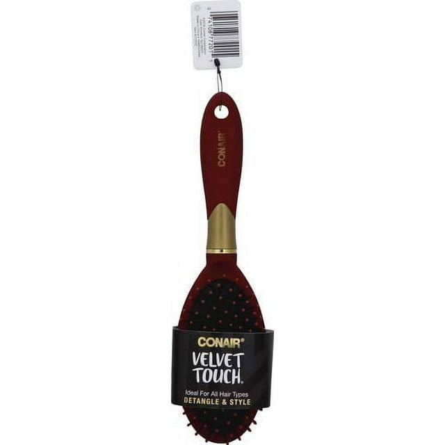 Conair Velvet Touch Round Cushion Based Hair Brush (Pack of 24