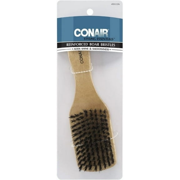 Conair Wood Club Brush with Mixed Boar Bristles