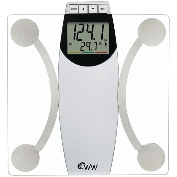 Conair Ww67y Weight Watchers Glass Body Analysis Scale