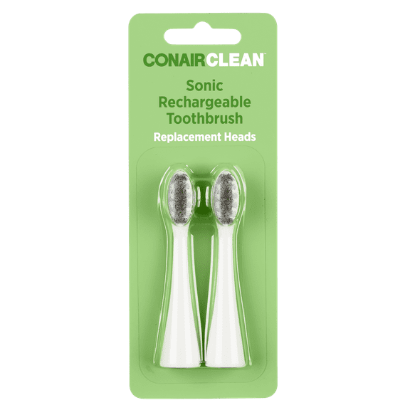 ConairClean Sonic Rechargeable Toothbrush Replacement Heads