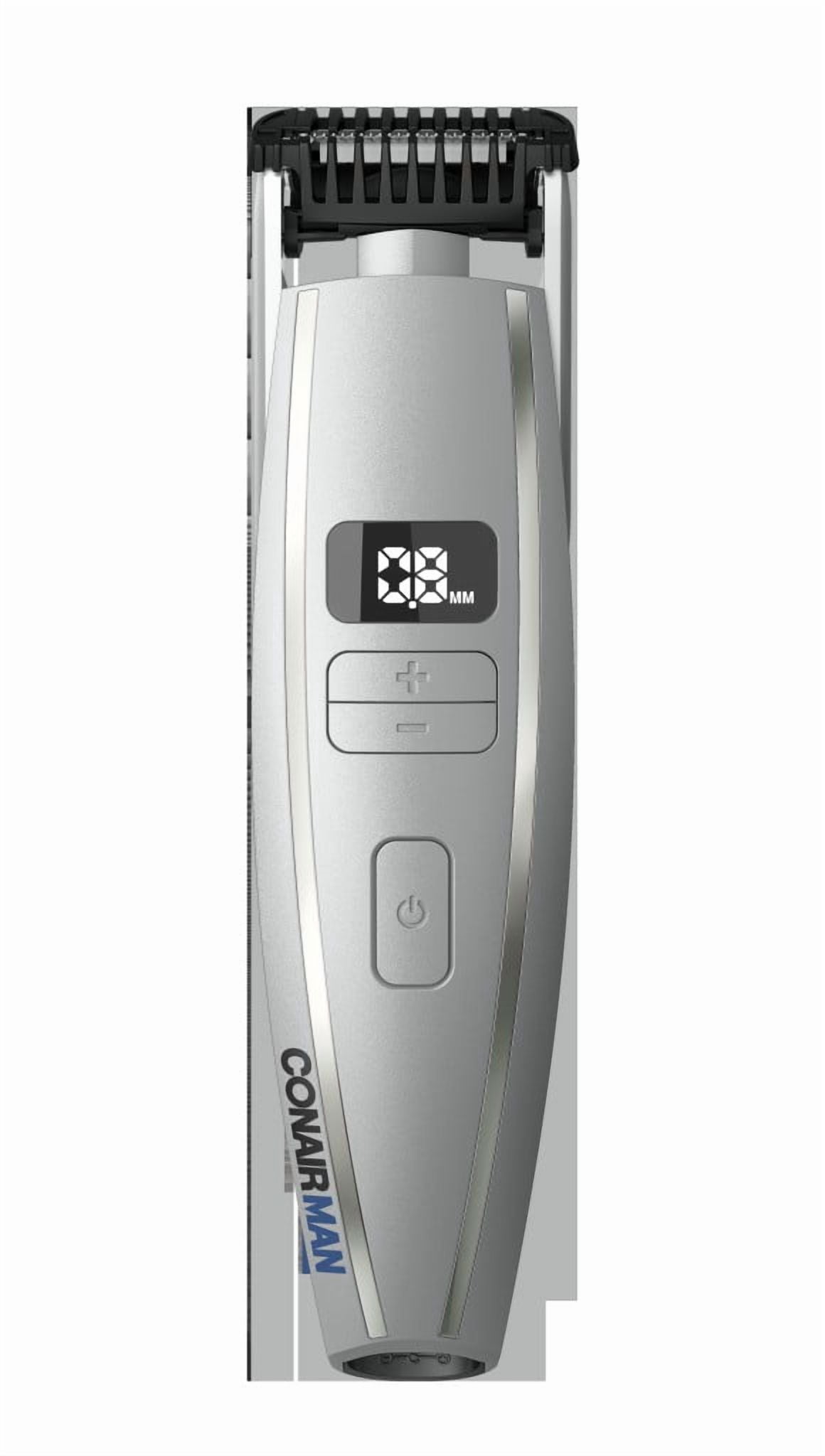 ConairMAN Beard Trimmer for Men, Cord/Cordless Digital Length Control Beard and Stubble Trimmer GMT980