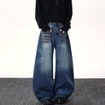 thumbnail image 1 of Conairie Big And Tall Jeans for Men Casual Stretch Denim Pants Solid Lightweight Comfortable Travel Long Jeans With Pocket Blue L, 1 of 7