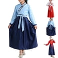 thumbnail image 1 of Conairie Boys Girls Hanfu Dresses Chinese Style Wide Sleeves Tai Chi Uniform Kid Outfit Performance Blue 2-3 Y, 1 of 4