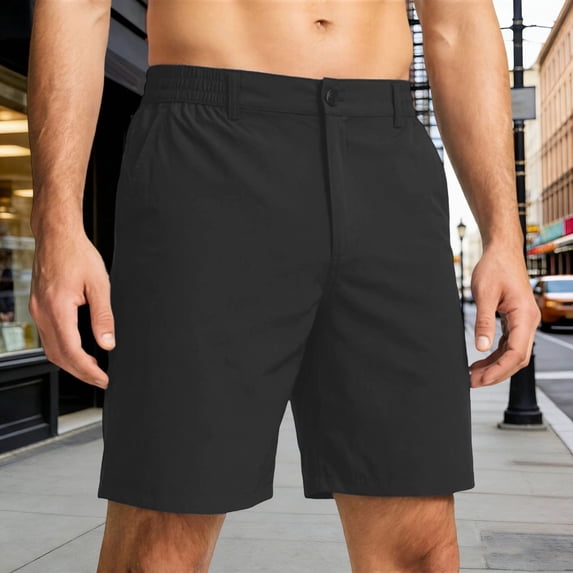 Conairie Cargo Shorts For Men Retro Stretch Relaxed Fit Twill Work Shorts Lightweight Summer Hiking Shorts With Multi Pockets Black XXL