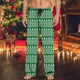 thumbnail image 1 of Conairie Christmas Pajama Pants for Men Flannel Lounge Pants Elastic Waist Loose Soft Comfortable Plaid Print Pj Bottoms Trousers Xmas GreenConairieXXL, 1 of 5