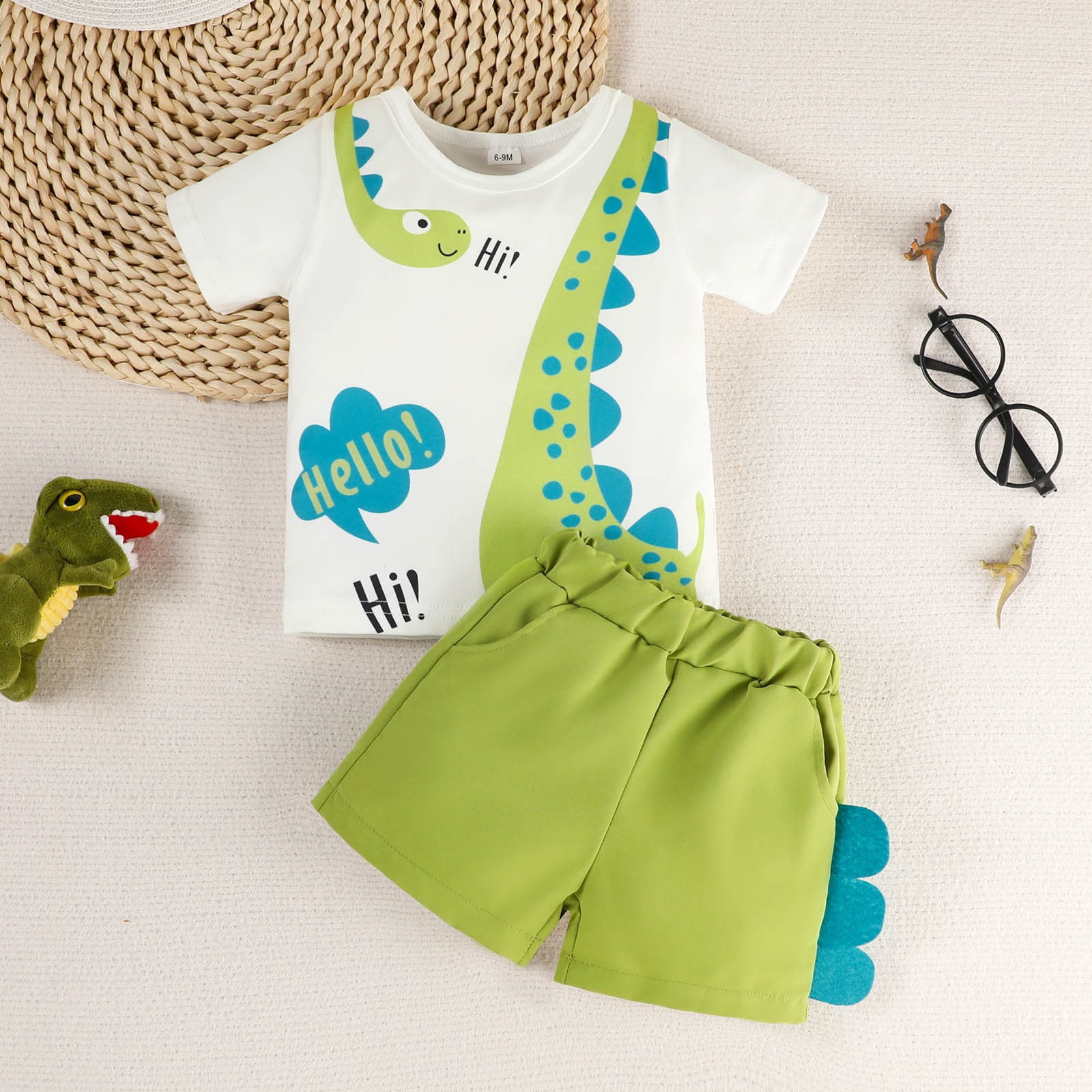 Conairie Clothing Set Two Piece For Boys Cartoon Print Regular Fit ...