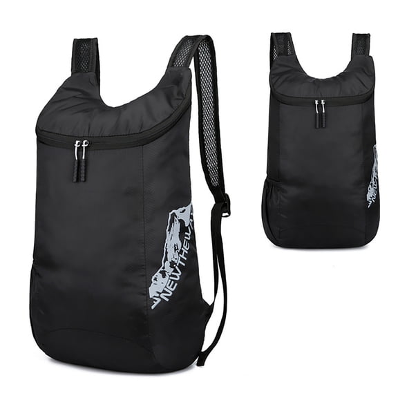 Conairie Foldable Packable Backpack for Travel Ultralight Skin Bag for Men Women Outdoor Sport Daypack for Hiking Black One Size