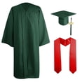 thumbnail image 1 of Conairie Graduation Cap and Gown Set with Tassel Stoles Unisex Honor Cord Graduation for College High School Army Green 39, 1 of 2