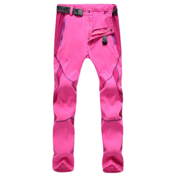 Conairie Hiking Pants for Men Lightweight Waterproof Work Pants Lightweight Cargo Pants Outdoor Mountain Pant Pink XL