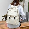 thumbnail image 1 of Conairie Large Capacity Campus Backpack for Men Women Outdoor Sport Daypack for High School Students Casual Travel White One Size, 1 of 5