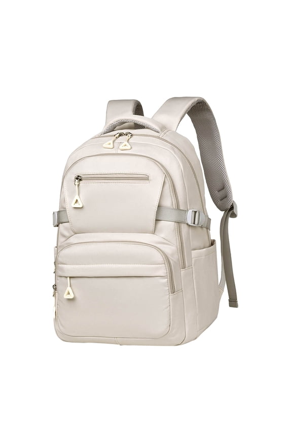 Large Capacity Multi-functional Backpack for Women Outdoor Travel Daypack Casual Laptop Backpack for School Beige One Size