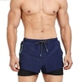 thumbnail image 1 of Conairie Men Swim Trunks Solid Elastic Waist Competitive Swim Racing Team Swimsuit Elastic Waist Swim Jammers UPF 50+ XXXXL, 1 of 4