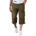thumbnail image 1 of Conairie Men's Cargo Shorts Casual Capri Stretch Work Shorts Lightweight Summer Hiking Shorts with Multi Pockets Yellow XL, 1 of 8