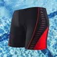 thumbnail image 1 of Conairie Men's Swim Trunks Elastic Waist Competitive Swim Racing Team Swimsuit Elastic Waist Summer Swimming Shorts Upf 50+ RD2 L, 1 of 4