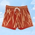 thumbnail image 1 of Conairie Mens Running Shorts Loose Solid Drawstring Quick Dry Stretch Workout Shorts Comfy Summer Lounge Shorts With Pockets Red XXL, 1 of 6