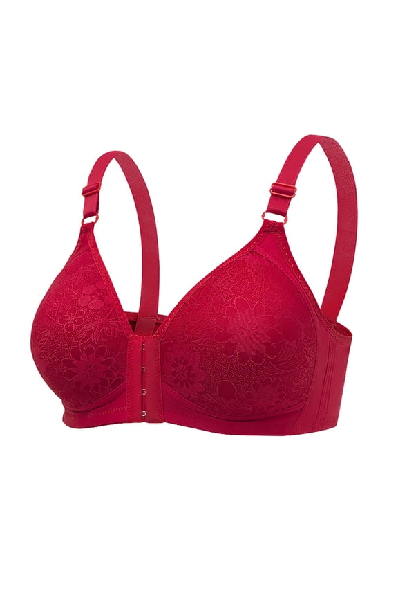 Push Up Bras For Women No Underwire Seamless Full Coverage Bras Lightweight Padded Everyday Bras E