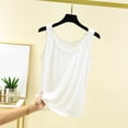 thumbnail image 1 of Conairie Ribbed Tank Tops For Women Scoop Neck Sleeveless Stretchy Ribbed Knit Basic Blouses Solid Color Summer Casual Tee White XL, 1 of 5