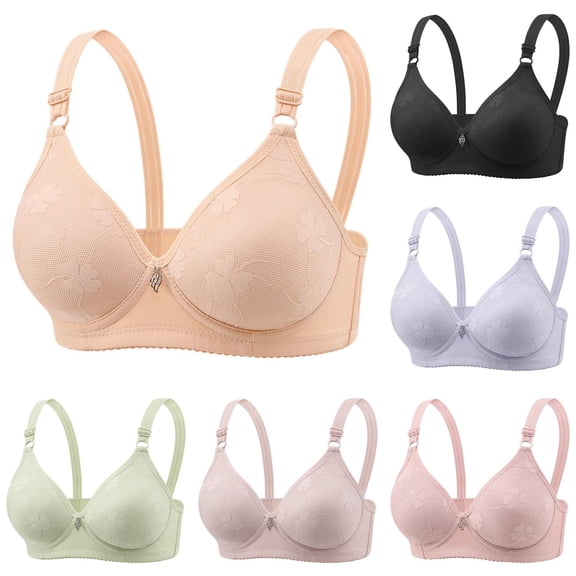 Conairie Seamless Minimizer Bras for Women 6 Pack Non Padded Comfy Everyday Bra No Underwire Supportive Bralette