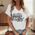 thumbnail image 1 of Conairie Short Sleeve Tshirts Shirts For Women Graphics Print Classic Elegant Casual T Shirts Comfy Soft Spring Blouses Pullover Outfits White XL, 1 of 4