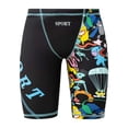 thumbnail image 1 of Conairie Swim Jammers For Boy Quick Dry Athletic Swimming Short Trunks Soft Beach Swimsuits Light Blue, 1 of 3