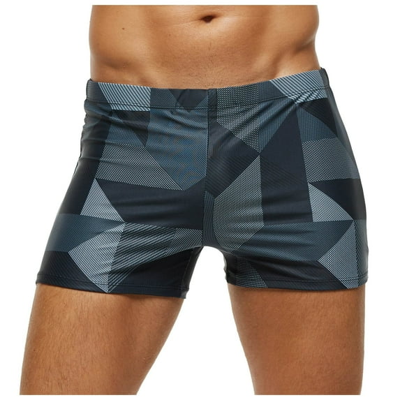 Conairie Swim Trunks Men Competitive Swim Racing Team Swimsuit Quick Dry Summer Swimming Shorts Upf 50+ Grey XXXL