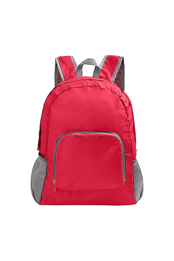 Ultralight Foldable Hiking Backpack for Men Women Mountaineering Daypack Travel Camping Sports Bag Red One Size