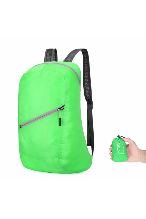 Ultralight Packable Backpack for Travel Water Resistant Foldable Daypack for Men Women Sports Hiking Backpack Orange One Size