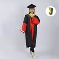 thumbnail image 1 of Conairie Unisex Graduation Cap and Gown with Tassel Set for High School and Yellow S, 1 of 5