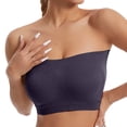 thumbnail image 1 of Conairie Women Strapless Bras Plus Size No Underwire Seamless Supportive Wireless Bras Lightweight Padded Tshirt Bras Grey XXXL, 1 of 8
