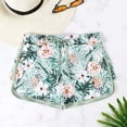 thumbnail image 1 of Conairie Women Swim Shorts Tummy Control High Waisted Swimsuit Lightweight Floral Print Ruched Scrunch Bathing Suit Bottom Green L, 1 of 7