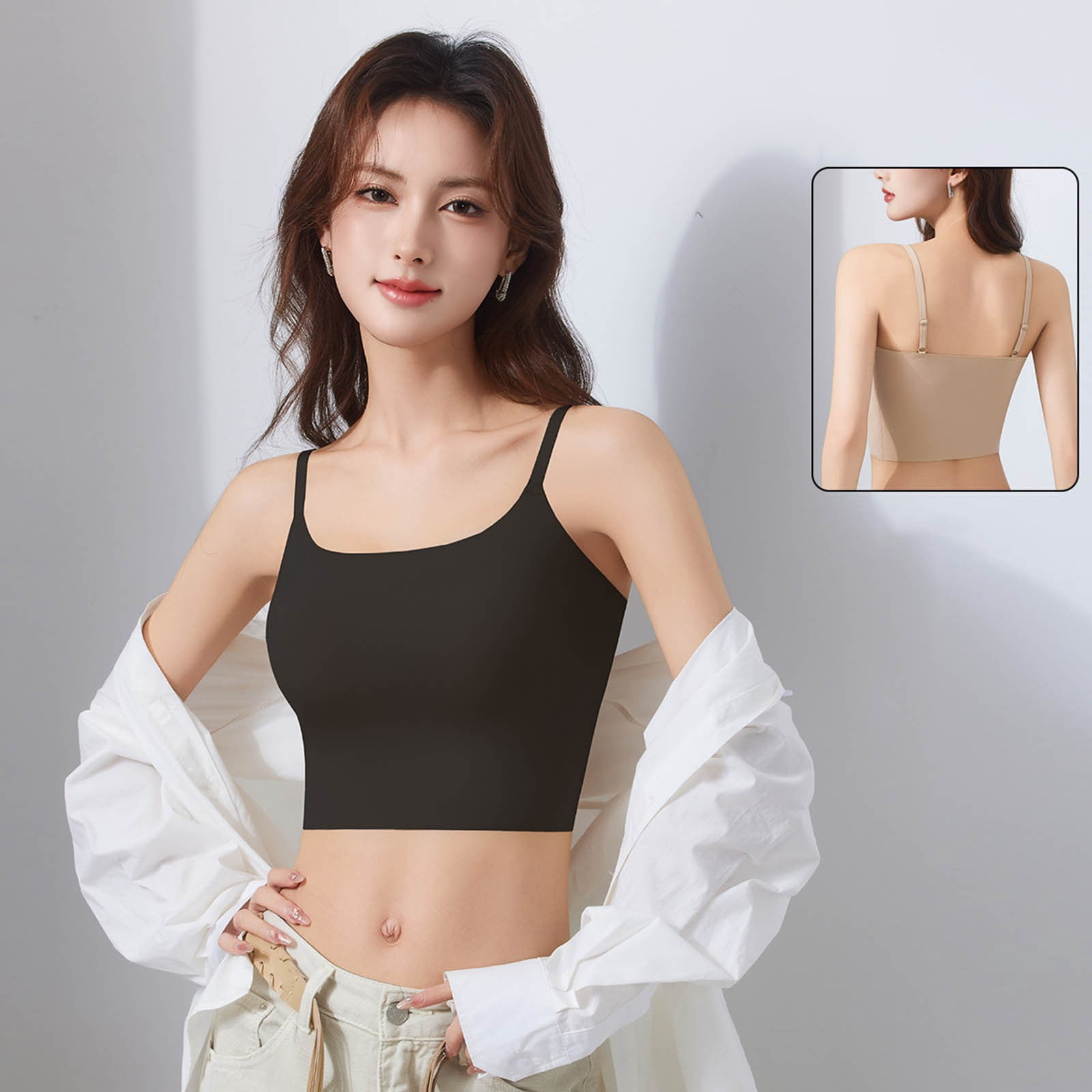 Conairie Womens Tank Tops Workout Slim Scoop Neck Solid Color Tunic Top ...
