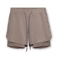 thumbnail image 1 of Conairie Workout Shorts for Women Loose Quick Dry Stretch High Waisted Yoga Shorts with Built-In Liner Lightweight Summer Lounge Shorts with Pockets Coffee XXXXXL, 1 of 3