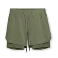 thumbnail image 1 of Conairie Workout Shorts for Women Loose Quick Dry Stretch High Waisted Yoga Shorts with Built-In Liner Lightweight Summer Sport Shorts with Pockets Green XXXXL, 1 of 3