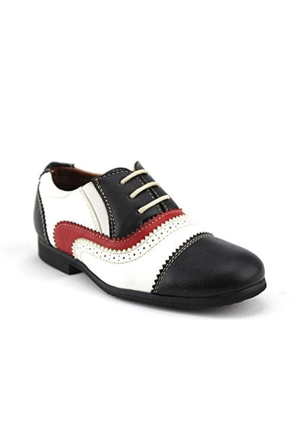 Conal Toddler Boys I-355 Formal Tuxedo Dress Shoes