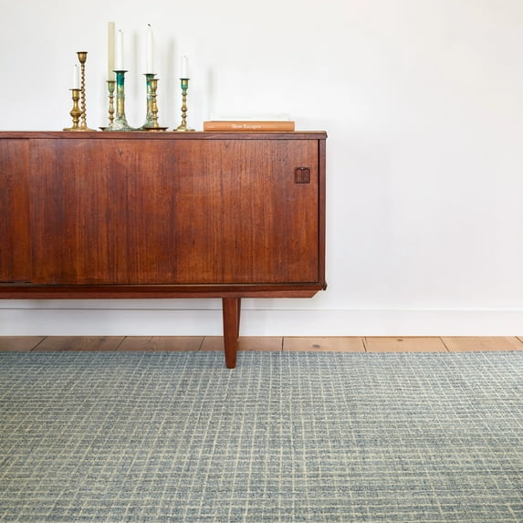 Conall Hand Micro Hooked Wool Rug, 10' x 14', Slate