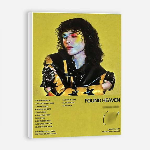 Conan Gray Album Cover Posters,Canvas Bedroom Decor Landscape Office Room Decor Gift Unframed 12x18inch(30x45cm)