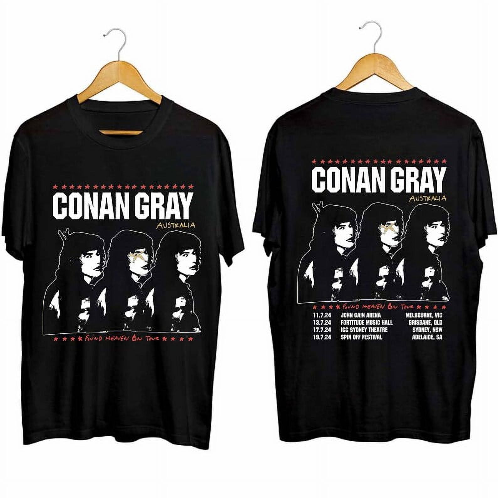 Conan Gray Found Heaven On Tour 2024 Australia Shirt , Conan Gray
