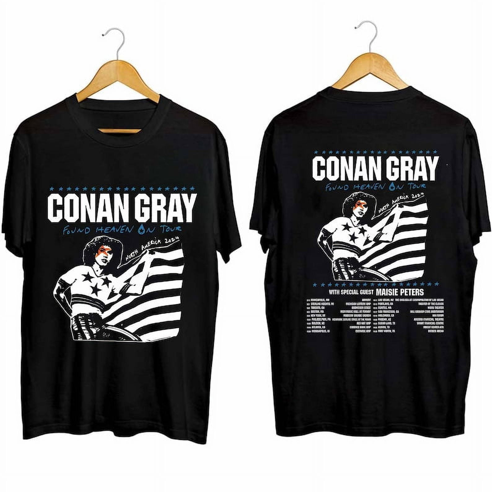 Conan Gray Found Heaven On Tour 2024 Shirt , Conan Gray Fan Shirt
