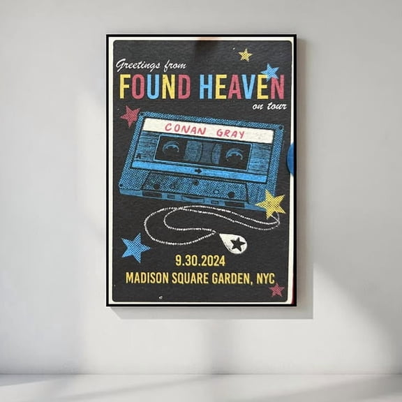 Conan Gray Found Heaven Tour Custom Poster Size 24''x36'' GoldenGate Collective