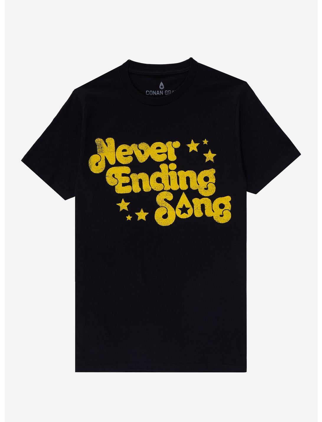 Conan Gray Never Ending Song Text Fit T Shirt New Sale Walmart conan-gray-never-ending-song-text-fit-t-shirt-new-sale-walmart