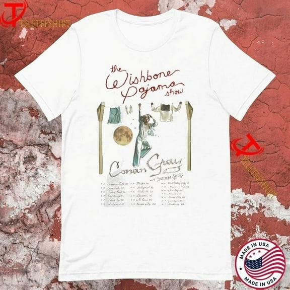 Conan Gray The Wishbone Pajama Show Tour 2025 Dates Unisex T-Shirt