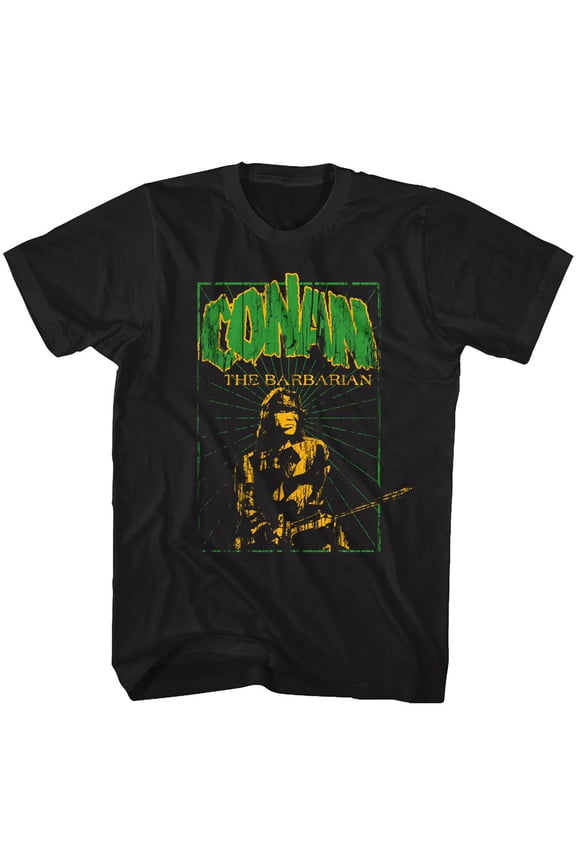 Conan Icons In The Green Adult Short Sleeve T Shirt