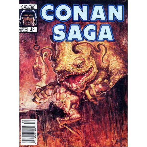 Conan Saga #30 (Newsstand) VF ; Marvel Comic Book