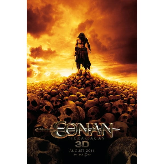 Conan The Barbarian 2011 Movie Poster 11inx17in Mini Poster in Mail/storage/gift tube 11x17 poster #038887