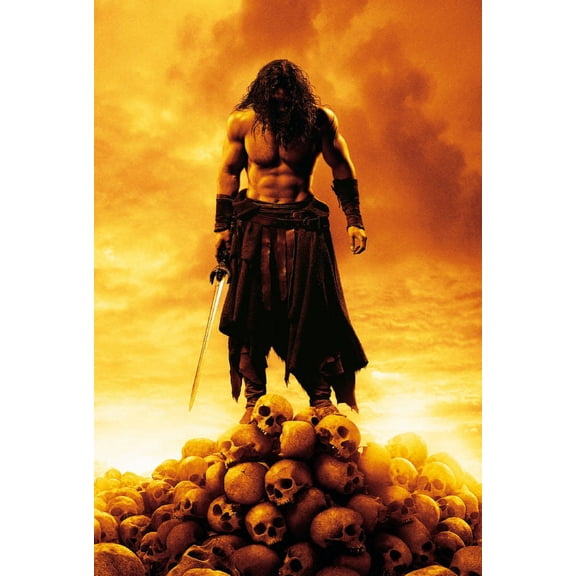 Conan The Barbarian 2011 Movie Poster 24x36 Textless Art Poster 24x36 Square Adults Poster Time