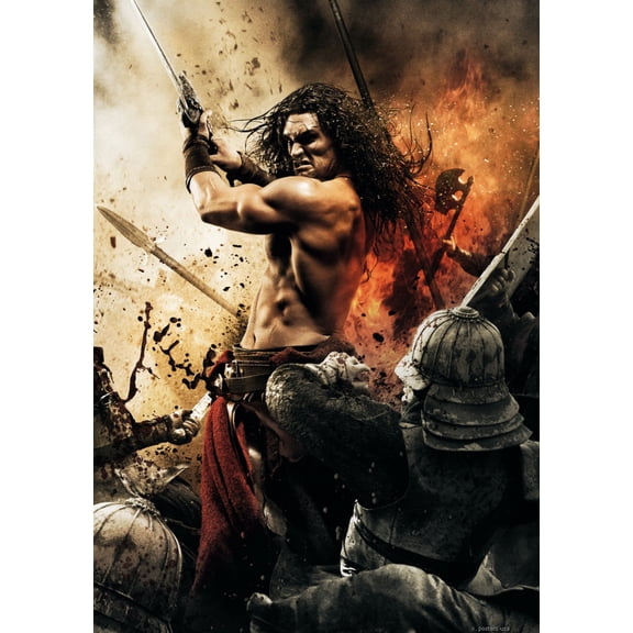 Conan The Barbarian Movie Poster Art Metal Sign 8Inx 12In Metal Print 8x12 Square Adults Best Posters