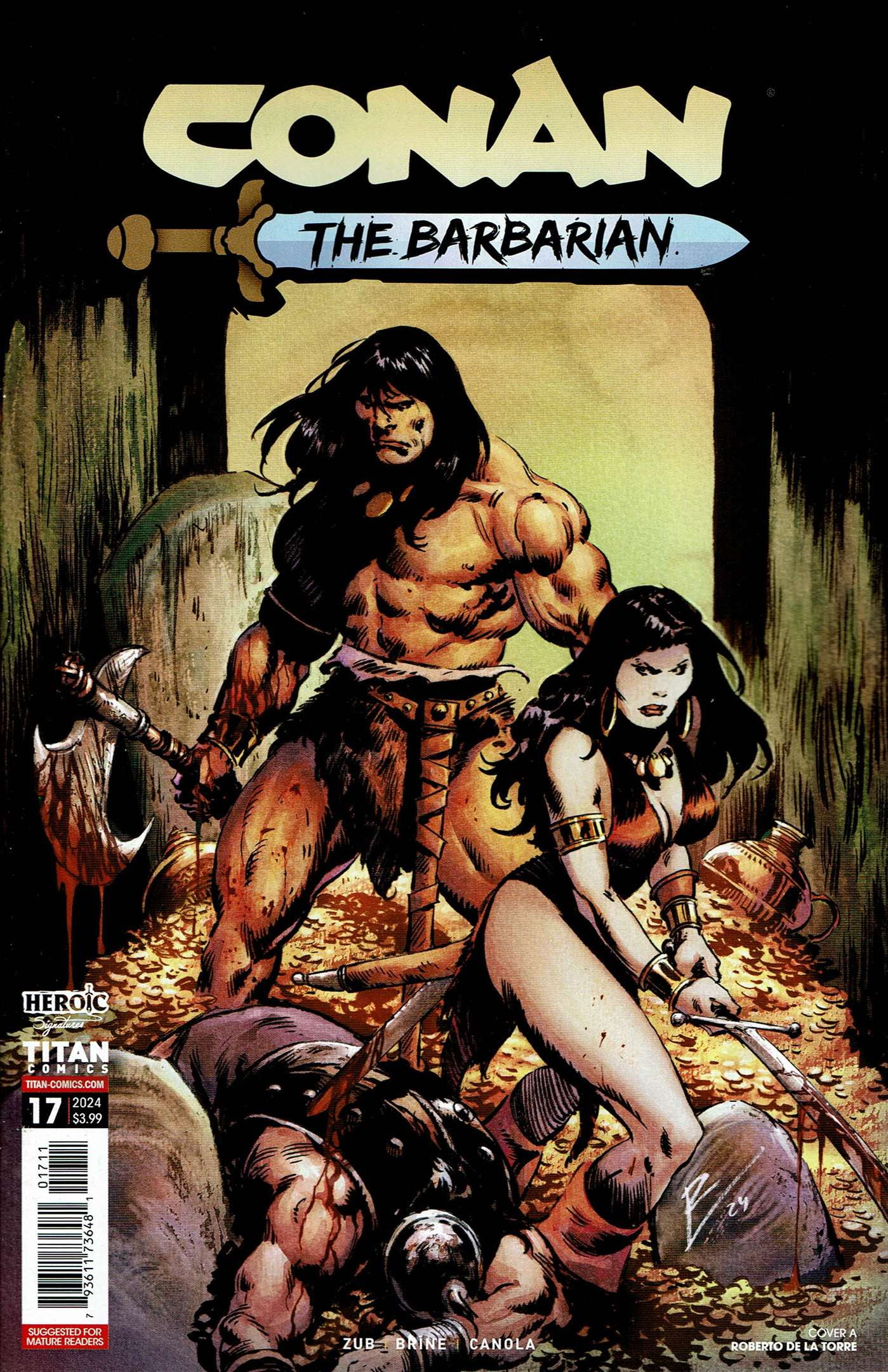 Conan: The Barbarian (Titan) #17A VF ; Titan Comic Book - Walmart.com