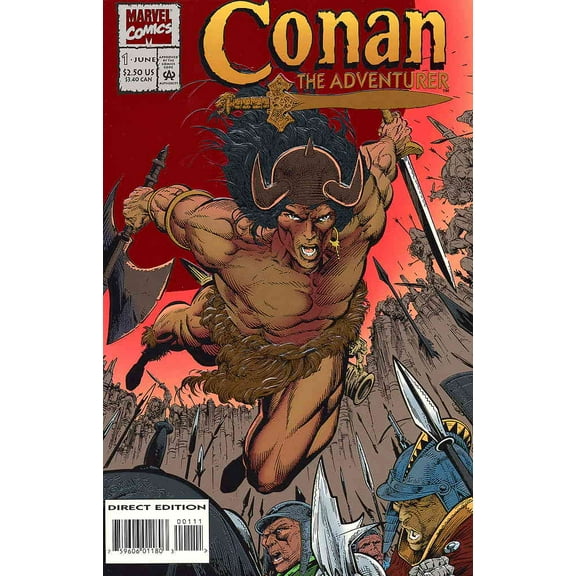 Conan the Adventurer #1 VF ; Marvel Comic Book