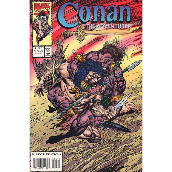 Conan the Adventurer #4 VF ; Marvel Comic Book